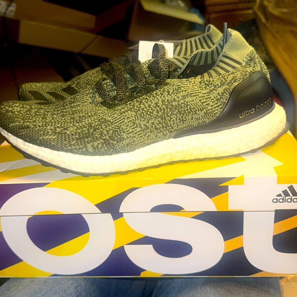 Adidas ultraboost uncaged olive. BB3901 size 8.5men. Brand new with box.